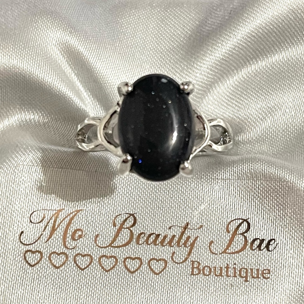 Blue Sandstone Ring